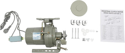 Electric Sewing Machine Motor, Clutch Motor for Industrial Sewing Machines, Clutch Motor, Industrial Sewing Machine for Zigzag Machines, Sicking Machines, High Position Sewing Machines Etc - QUORE