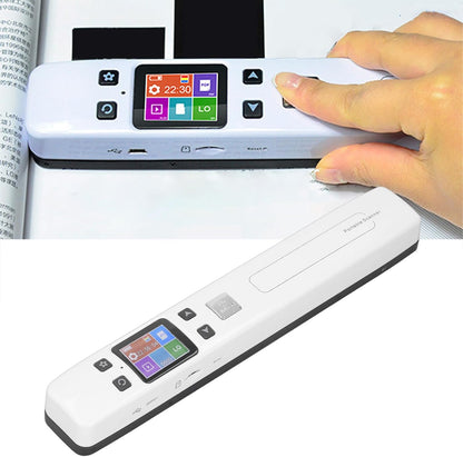 1050 DPI Mobiele Fotoscanner voor A4-documenten met JPG PDF-formaat, Draagbare Documentscanner, USB-handheld-beeldscanner voor Thuis en op Kantoor, Zakelijk, Foto, Afbeelding,