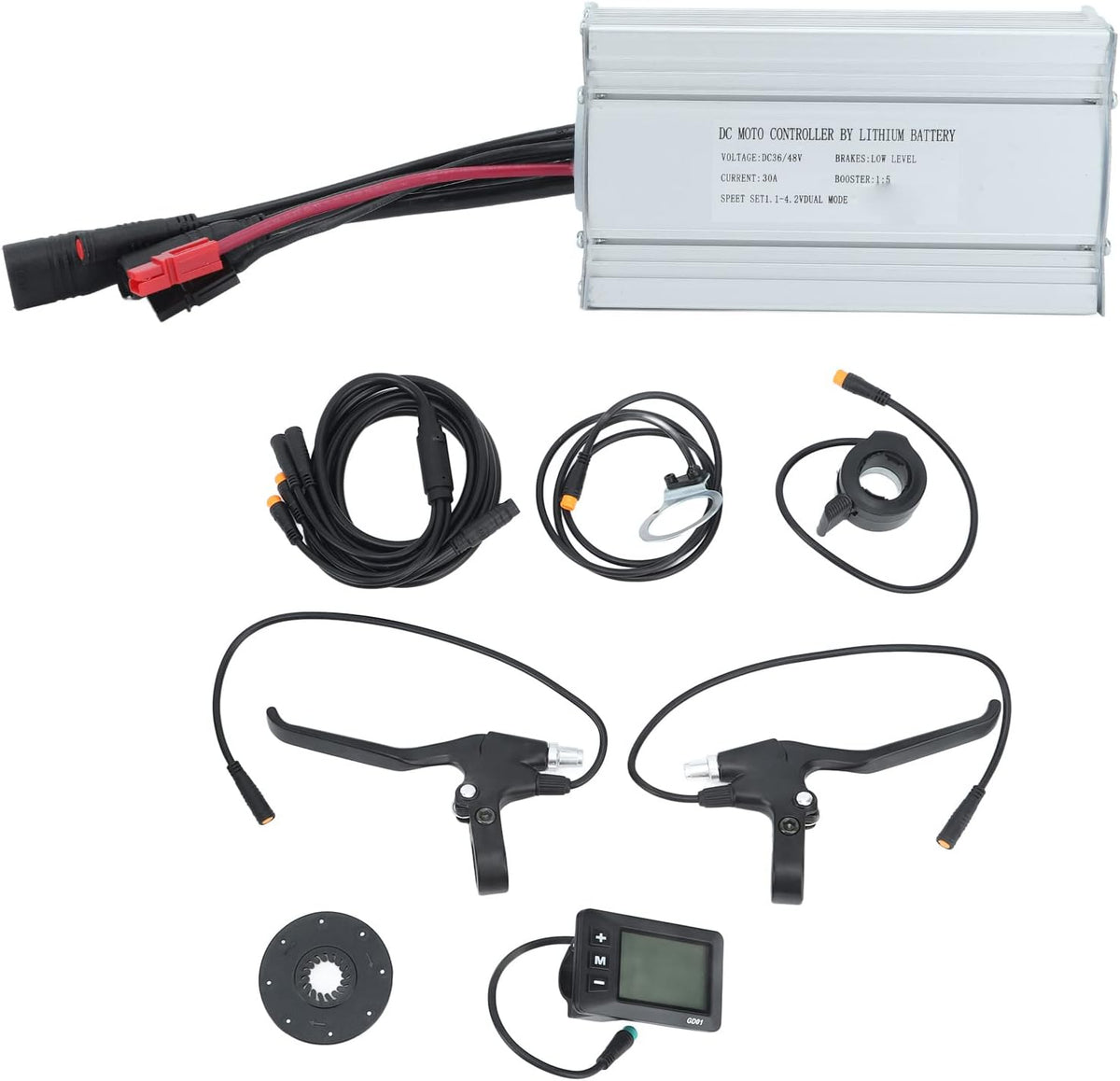 36V 48V 1000W Elektrische Fiets Borstelloze Controllerkit, Elektrische Fiets GD01 Displaykit Fietscontrollerkit