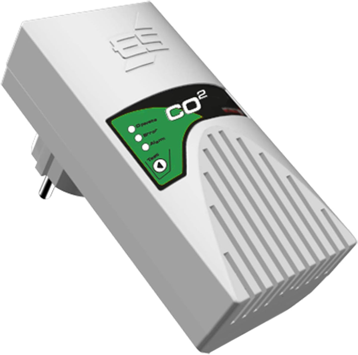 Schabus 300257 Gasmelder op netvoeding detecteert kooldioxide, (B x H x D) 60 x 118 x 44 mm