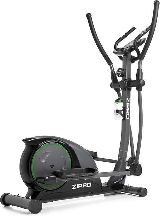 Zipro Hulk Magnetic Elliptical Cross Trainer for Adults, up to 150 kg, Black, One Size, One Size - QUORE