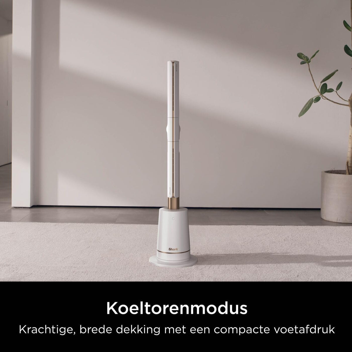 Bladloze Torenventilator Duifgrijs – Torenventilator, Ventilator, Bladloze Ventilator, Koelventilator – Tot 20 Meter Luchtbereik – 10 Snelheden, 180° Oscillatie