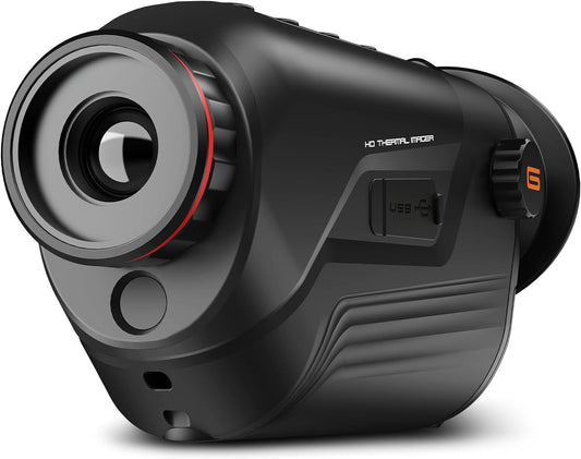 GOYOJO Handheld warmtebeeldmonoculair, met 15 mm brandpuntlens 256 x 192 (25 Hz) en geïntegreerde draadloze connectiviteit voor realtime delen, 6 kleurenpaletten voor elke verkenner (15 mm)