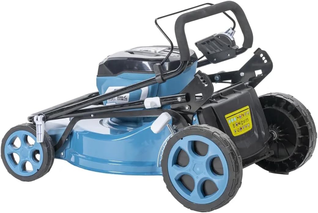 Accugrasmaaier – Elektrische grasmaaier – Draadloze maaimachine – Tuinmaaier – Batterij grasmaaier – Maaibreedte 46 cm – Automatische accu-omschakeling