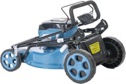 Accugrasmaaier – Elektrische grasmaaier – Draadloze maaimachine – Tuinmaaier – Batterij grasmaaier – Maaibreedte 46 cm – Automatische accu-omschakeling