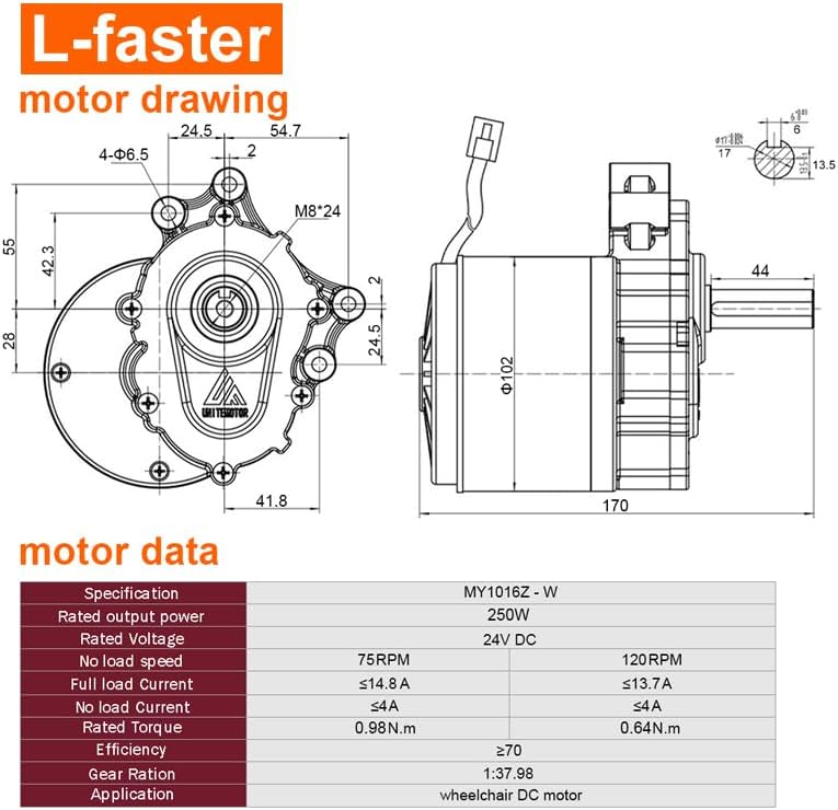 Dual Drive Motor Wiel Kit voor Elektrisch Landbouwgereedschap, Tiller, Tuin Farm, Hand Cart, L-sneller, 10 Inch Band, 24V, 500W (landbouwset E, Max Snelheid 6 km/u)
