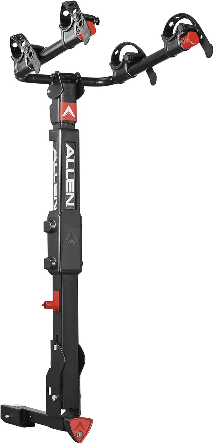 Fietsendrager – Fietsdrager – Trekhaakdrager – Fietsenrek – Fietsdrager Voor 2 Fietsen – Snelkoppeling En Kantelknop – Universele Pasvorm Voor 2 Inch En 1¼ Inch Trekhaak