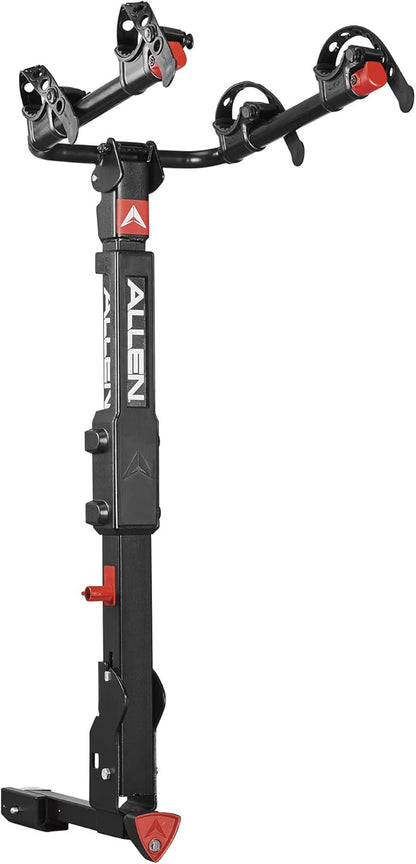 Fietsendrager – Fietsdrager – Trekhaakdrager – Fietsenrek – Fietsdrager Voor 2 Fietsen – Snelkoppeling En Kantelknop – Universele Pasvorm Voor 2 Inch En 1¼ Inch Trekhaak