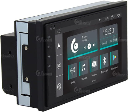 2 din universele autoradio Android GPS Bluetooth WiFi USB DAB+ Touchscreen 6.2" 4core Carplay AndroidAuto HD