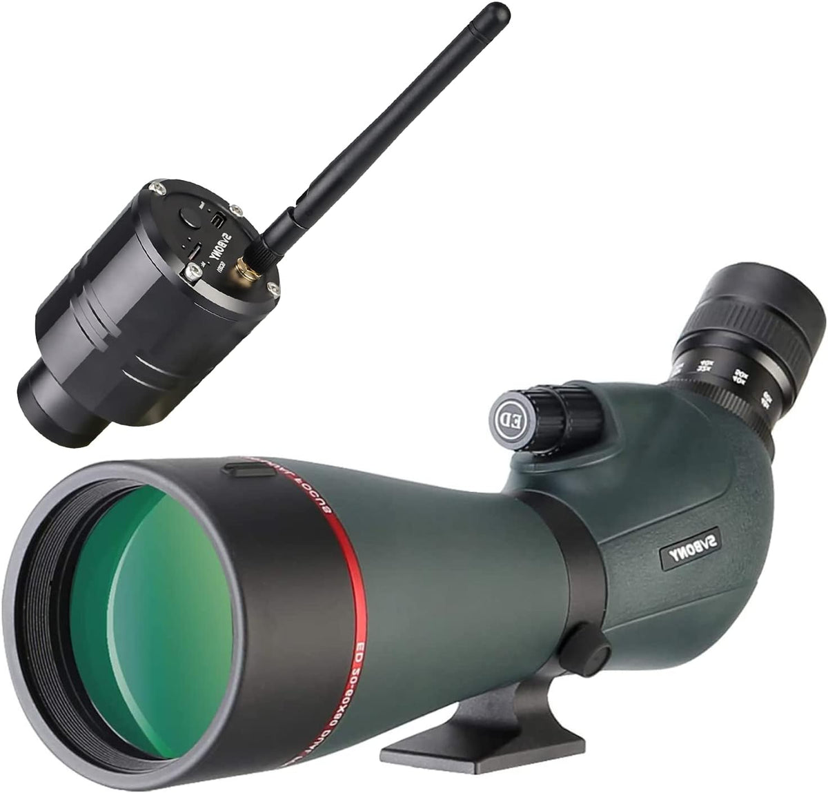 Spotting Scope – Verrekijker – Richtkijker – Observatiekijker – Vogelkijker – 20-60x Vergroting – 2MP Wifi Camera
