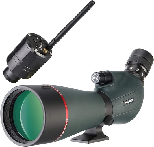 Spotting Scope – Verrekijker – Richtkijker – Observatiekijker – Vogelkijker – 20-60x Vergroting – 2MP Wifi Camera