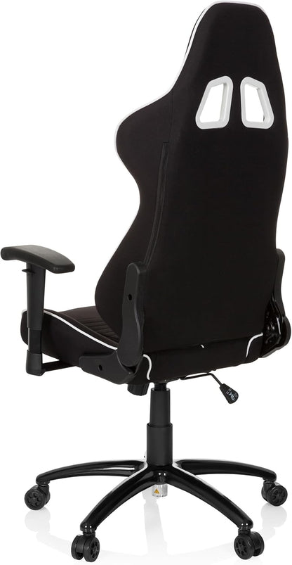 hjh OFFICE 729250 League Pro 729250 Chef-stoel met armleuningen, ergonomisch sportzitje, in hoogte verstelbaar