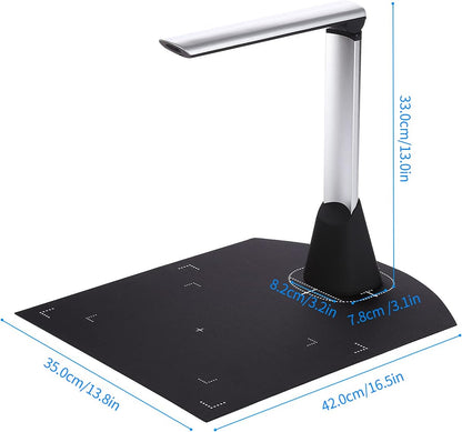 Documentcamera Slimme Draagbare Scanner met USB-functie voor Automatisch Bijsnijden, Gebruikt voor Het Scannen van Boeken en Het Digitaliseren van Boeken