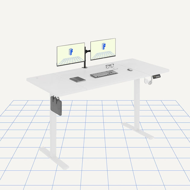 FLEXISPOT QS1 PRO Electric Standing Desk - Height Adjustable Sit-Stand ...