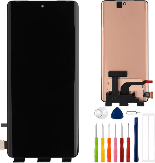 Vervangend display, compatibel met VIVO V40 5G 6,78 inch LCD-display, touchscreen-montage met tools (geen frame)