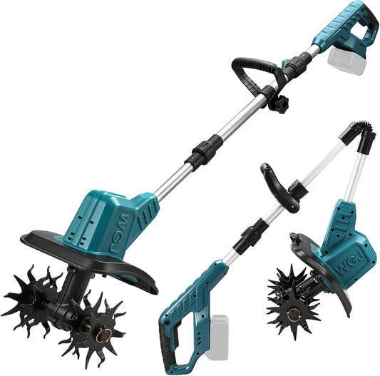 Accu-grondhak voor Makita 18 V accu (zonder accu), 400 W elektrische tuinfrees met 20 cm werkbreedte, 15 cm werkdiepte, elektrische motorhak voor gazon/bodembewerking