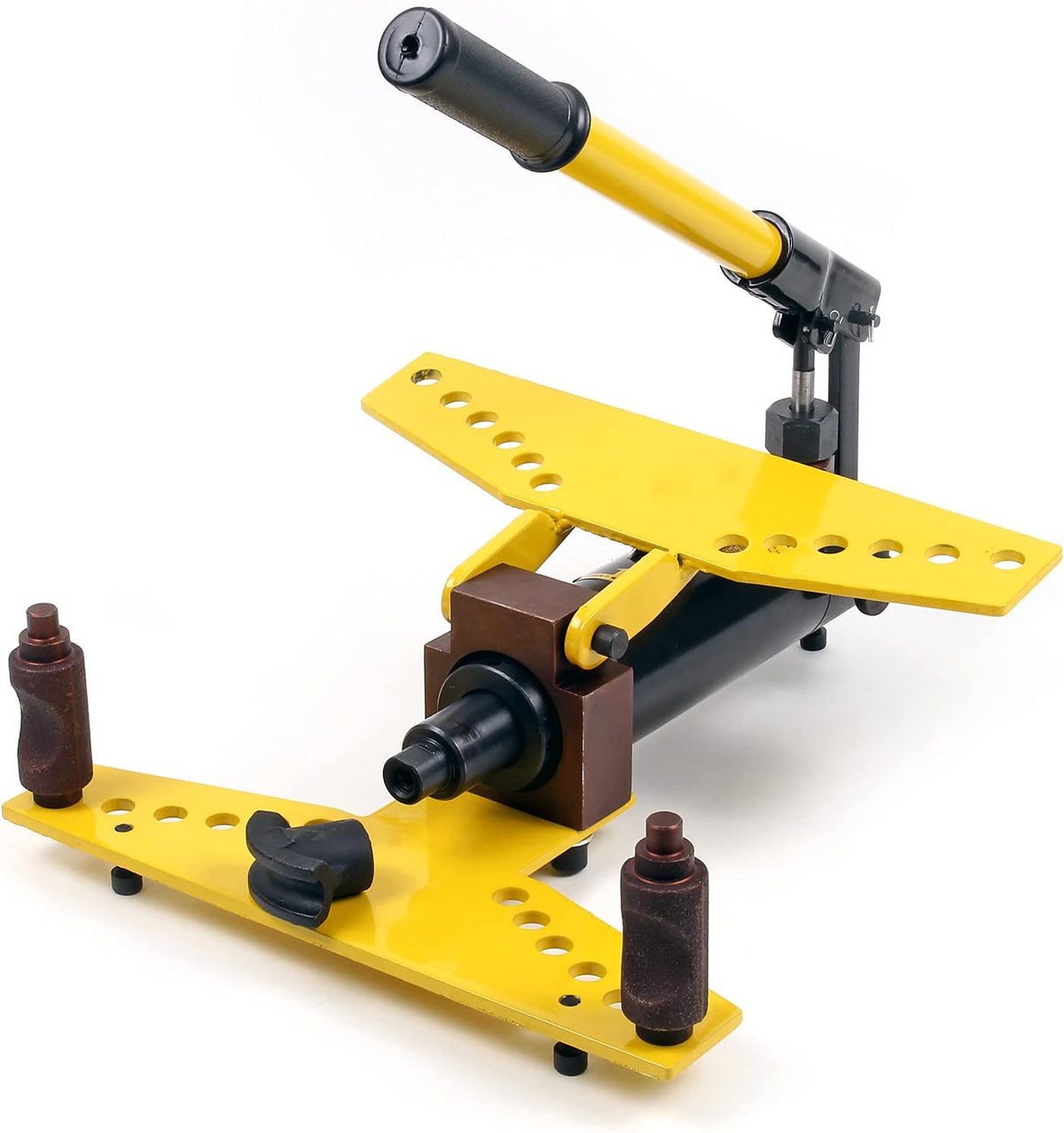 Wiltec hydraulische buizenbuiger 6t, pijpenbuiger met 6 buigelementen, buigmachine voor pijpen en buizen Ø 6,35–25,4 mm, manuele pneumatiche pijpbuigmachine