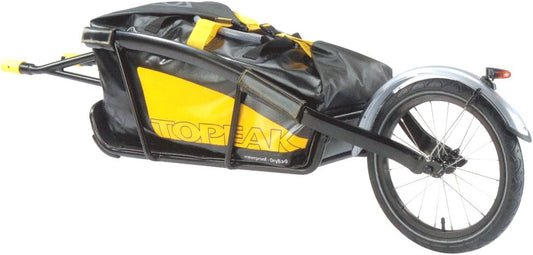 Topeak Fietsaanhanger Journey Trailer en DryBag, zwart/geel, 157 x 44,7 x 42 cm, 65,3 l