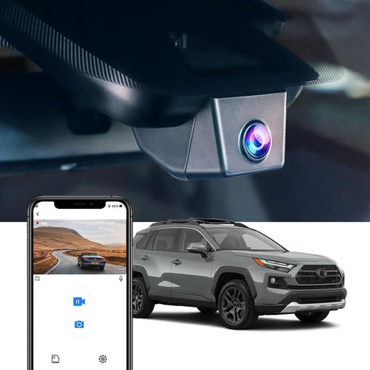 Dashcam – Dashboardcamera – Autocamera – Camera Voor Auto – Camera Auto – Geschikt Voor 2022 t/m 2025 Met Originele Spiegelkap Met Ventilatiegat – 4K UHD Opname – WiFi, G Sensor En Loop Recording