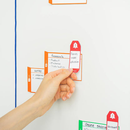 PATboard Scrum Board en Kanban Board - Basic Plus Toolset Magnetisch - Beschrijfbare Magneten voor Whiteboard - Agile Project Management