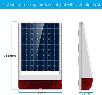 Wolf-Guard W4Q-W06 wit draadloos 4G WiFi huisalarmsysteem Tuya Smartlife APP met solar sirene 110dB
