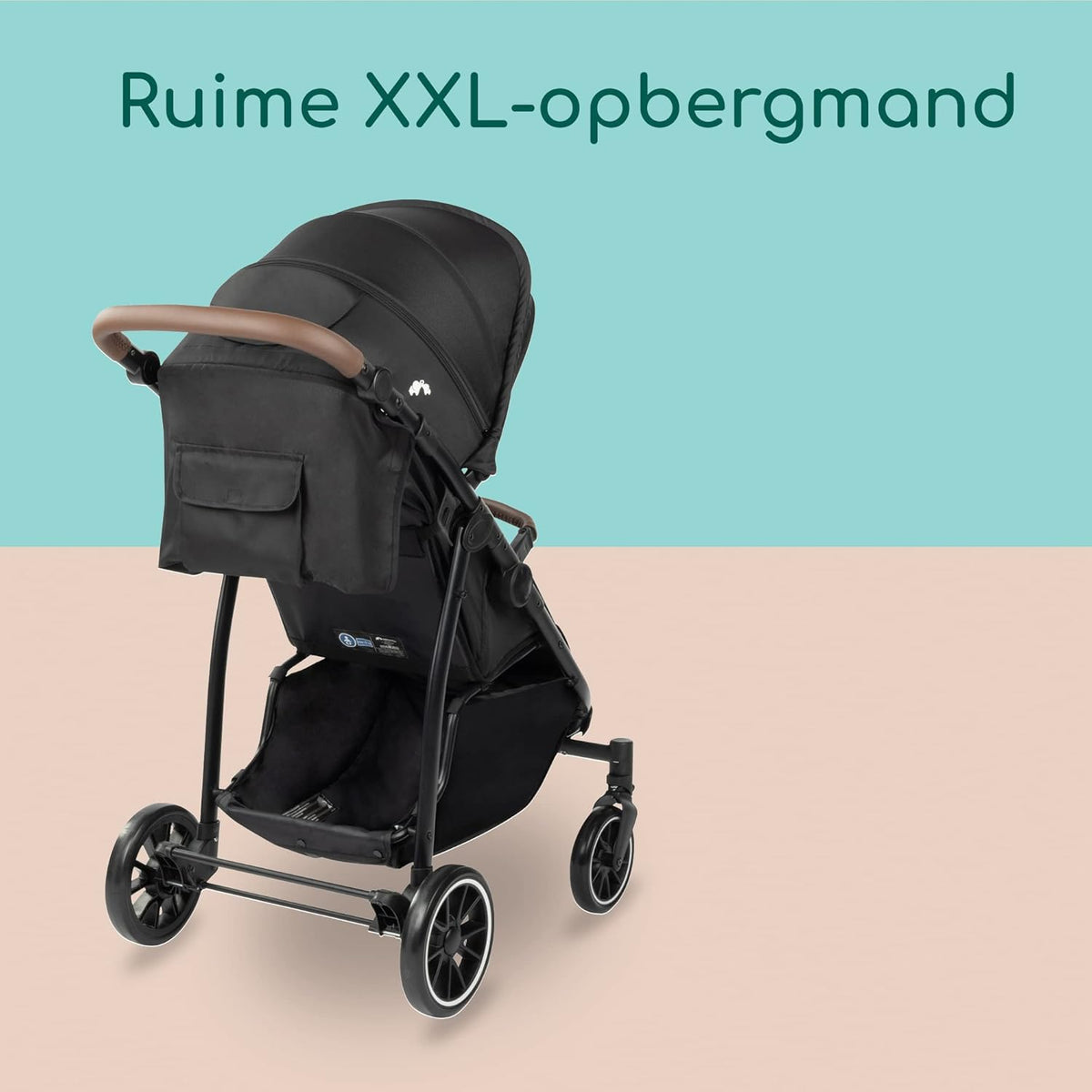 Bebeconfort Ingenious, Kinderwagen vanaf de geboorte, Compacte kinderwagen, Kinderwagen met vlakke ligstand, Vanaf de geboorte tot circa 4 jaar, Tot 22 kg, Major Black