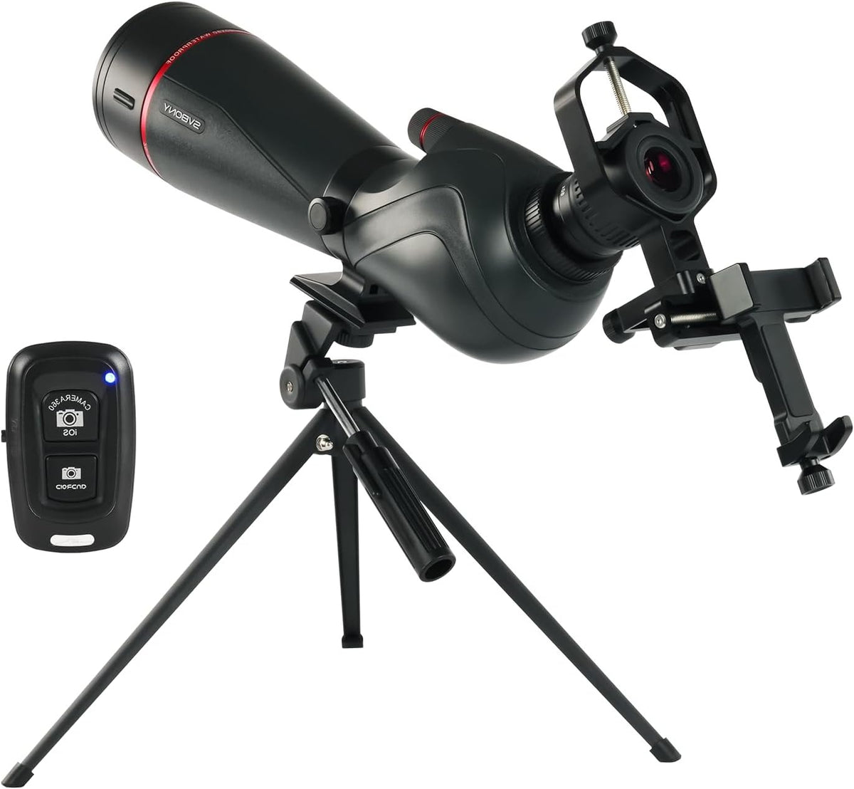Spotting Scope – Verrekijker – Kijker – Telescopische Lens – Vogelspotter – 20-60x Zoom – 80mm FMC BAK4 Lens – Waterdicht IPX7 – Dubbele Focus – Met Statief en Telefoonadapter
