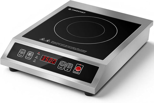Commerciële Inductiekookplaat – Inductieplaat, Professionele Kookplaat, Horeca Kookplaat, Catering Kookplaat – 3500 W Vermogen – Temperatuur Instelbaar Van 60-240 °C