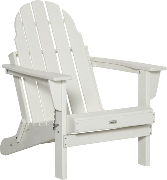 Adirondack Tuinstoel – Buitenstoel – Balkonstoel – Lounge Stoel – Klapstoel – Weerbestendig HDPE Materiaal – Inklapbaar & Draagbaar - QUORE