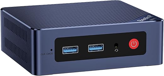 Mini PC – Mini Desktop – Compacte Computer – Windows PC – Office PC – Intel Twin Lake N150 Processor – 16GB DDR4 RAM & 500GB SSD – WiFi 6 & Dual 2.5G LAN