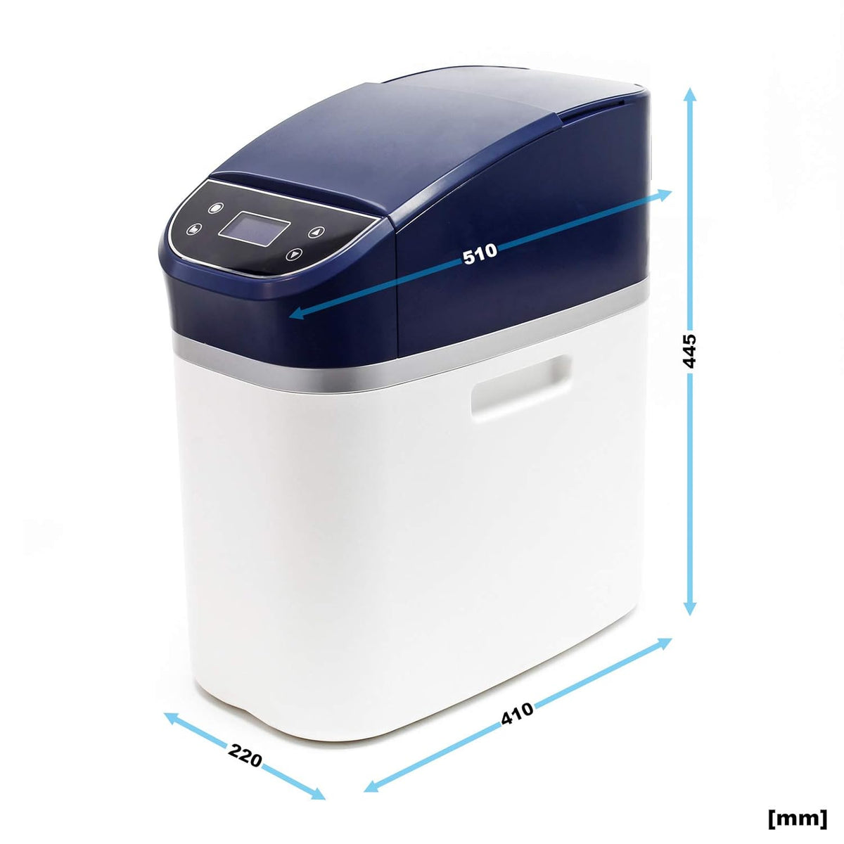 Waterontharder – Waterverzachter – Ontkalker – Kalkverwijderaar – Zoutontharder – Volautomatisch met display – 500 l/u en 10 kg zoutreservoir