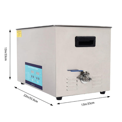 Ultrasoon Reinigingsapparaat – Ultrasone Reiniger – Sieradenreiniger – Brillenreiniger – Gereedschapsreiniger – 30 Liter Capaciteit – Roestvrij Staal & 600W Vermogen