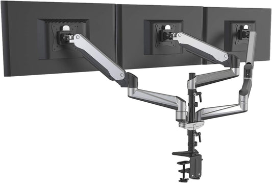 HFTEK - Monitorarm - Triple - Houder voor 3 schermen van 15 - 27 inch met VESA 75/100 (HF138GS)