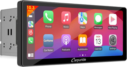 Autoradio – Auto Radio – Car Stereo – Multimedia Radio – Inbouw Radio – 10,3 Inch HD Touchscreen – Draadloze CarPlay & Android Auto