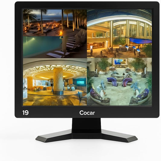 12/15/17/19 inch 4:3 HD CCTV LCD-veiligheidsscherm met VGA HDMI AV BNC. 19 Zoll