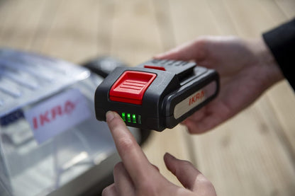 Accu Grasmaaier – Eenhands Maaier – Handgrasmaaier – Tuinmaaier – Loopmaaier – Mulchfunctie – Geschikt Tot 50 m² – 20V 2,0 Ah Accu Inclusief