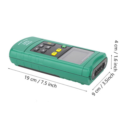 Akozon MS6816 Draadloze testkabel, netwerkkabel, tracker, metalen buis voor positionering van detectoren, netwerkkabel, tester