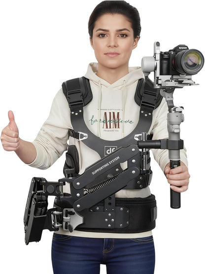 Thanos Pro C3Ⅱ Gimbal Support Vest Steadicam System Stabilizer met verstelbare kantelhoek, compatibel met DJI RS5 RS4 PRO MINI RoninS RS2 RS3 MINI RS3PRO RSC2 – Draagvermogen 5–12,5 kg