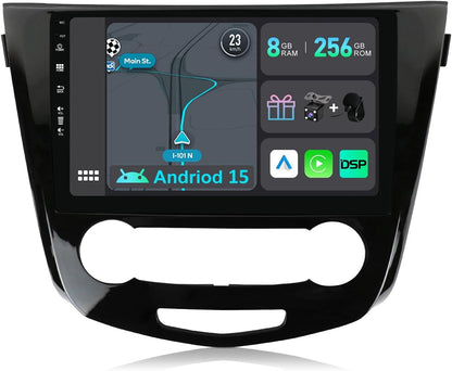 Android 12 2-DIN Autoradio – Multimedia Systeem – Navigatie Unit – Auto Radio – Touchscreen Headunit – 9 Inch IPS Scherm – Ingebouwde CarPlay en Android Auto
