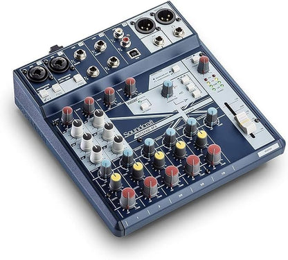 Soundcraft Notepad-8FX kleinformaat analoge mengconsole met USB I/O en Lexicon effecten