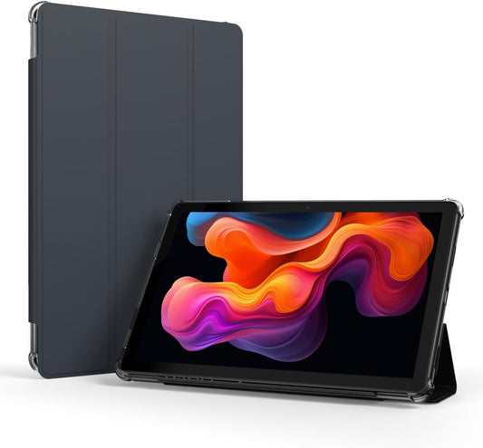 Redbeat Gaming Tablet 10 inch Android 14 Tablets, 8 GB RAM + 128 GB ROM (Uitbreidbaar tot 1 TB), 4G LTE Dual SIM, 6000 mAh Batterij, Dubbele Camera, HD-Scherm, A2 Tablet met Zwarte Leren Hoes