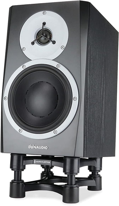 IsoAcoustics Iso-Stand Series Speaker Isolation Stands with Height & Tilt Adjustment: Iso-155 (15.5 x 19 cm) Pair