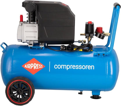 Luchttankcompressor – Compressorset – Aircompressor – Luchtcompressor – Luchtpomp – 50 Liter Tank – 2 pk Pompvermogen