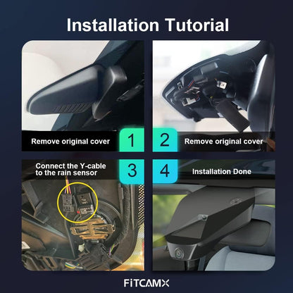 Dashcam – Autocamera – Dashboardcamera – Rijcamera – Geïntegreerd voor specifieke pick-up 2019-2023 – OEM-look met onzichtbare montage – 4K UHD met WLAN-app en 64GB kaart