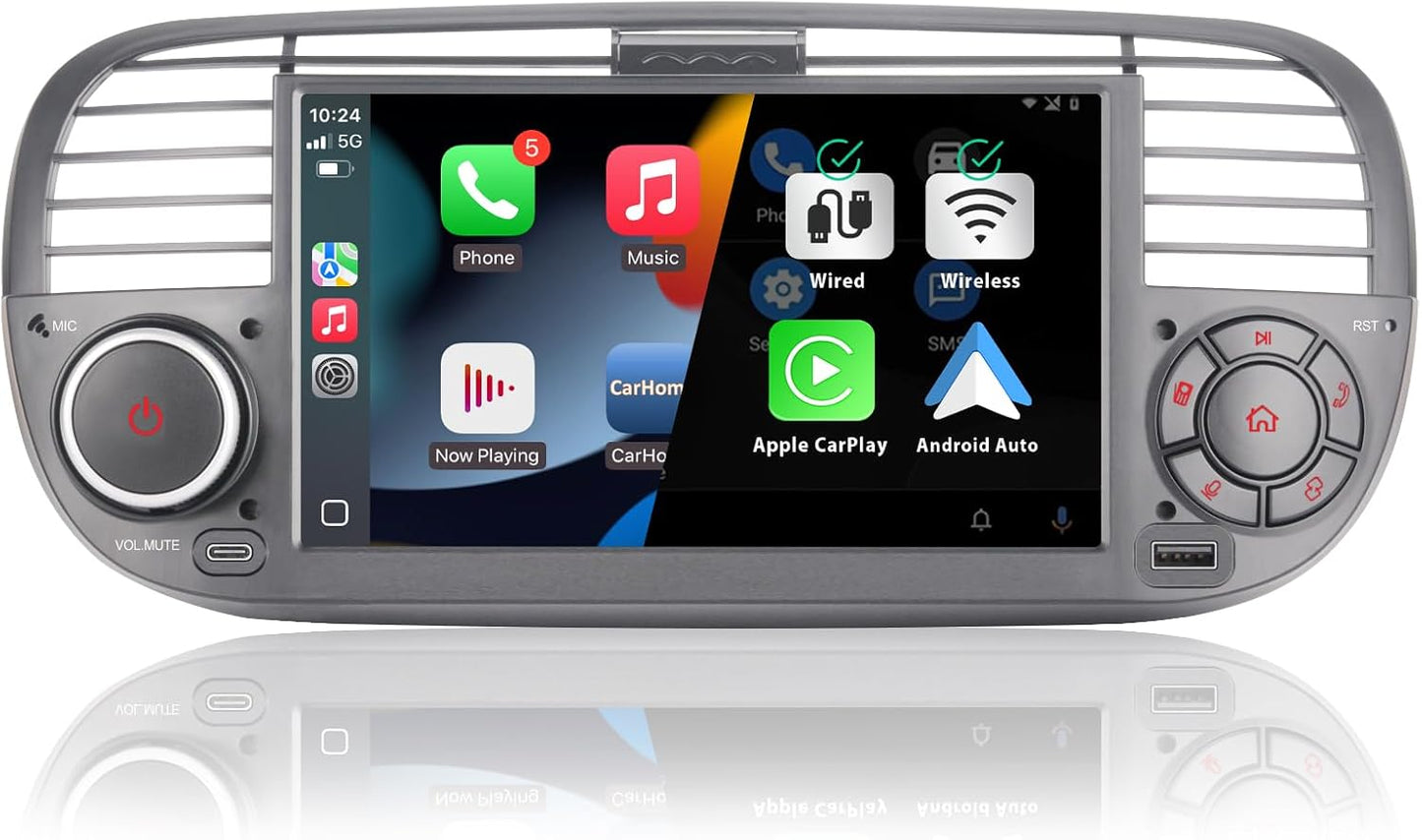 Autoradio – Auto Radio – 1-DIN Radio – 2-DIN Autoradio – Multimedia Radio – Touchscreen – Draadloos CarPlay & Android Auto