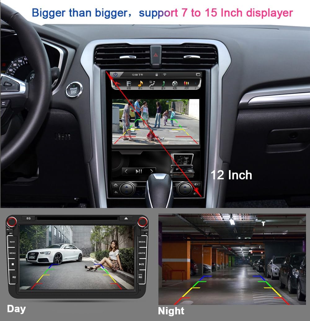 Auto achteruitrijcamera + 7 inch achteruitkijkspiegel, voor Mercedes Benz Sprinter B906 209 210 211 213 214 215 216 218 309 310 311 313 314 315 316 318 319 324 411 1 413 414, 415, 416, 418, 424, 510