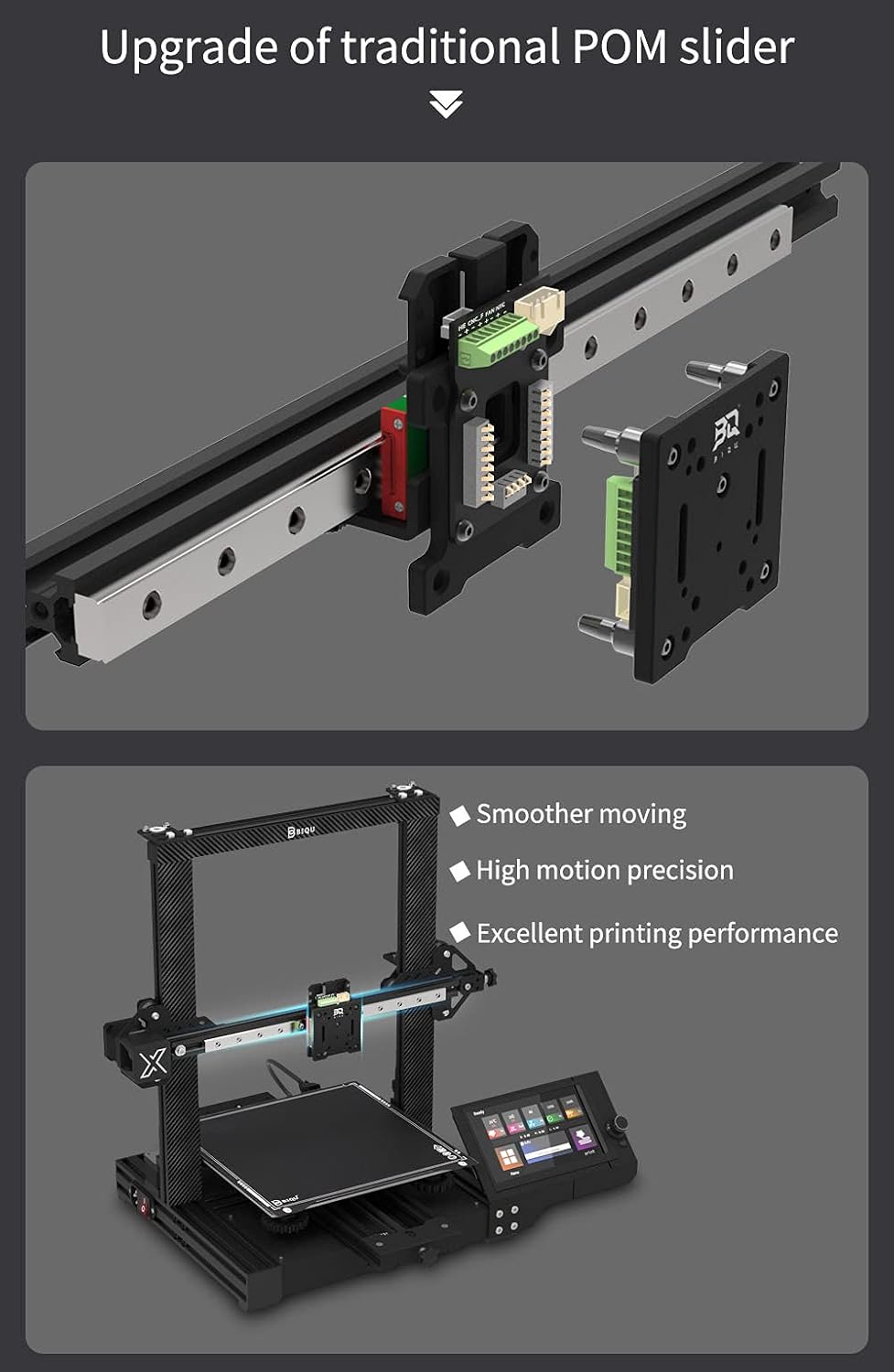 Hermit Crab bevestigingsmodule – 3D-printer upgrade – Hotend houder – BLTouch mount – Tool wissel en bevestiging – Veerclip montage – Geschikt voor lineaire geleiderail – Duurzaam en nauwkeurig