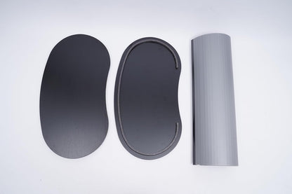 Simple Lobby Commercial Reception Desk Presentation Stand, Foldable, Reception Desk, Black, Reception, Counter, Exhibition Desk, Round Reception Desk, Shop, Counter, Counter - QUORE