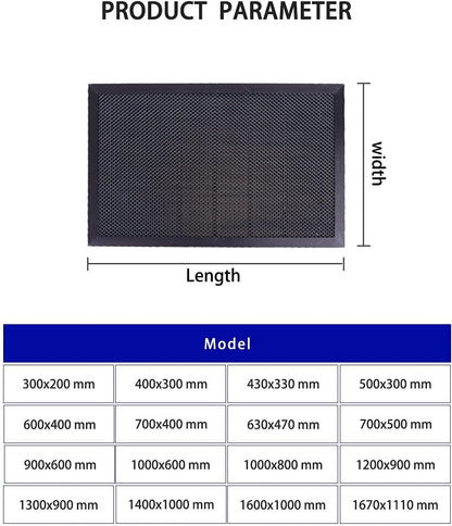 TEN-HIGH Werkbank in honingraatvorm voor CO2-lasersnijmachine en graveermachine (600 mm × 400 mm × 22 mm)