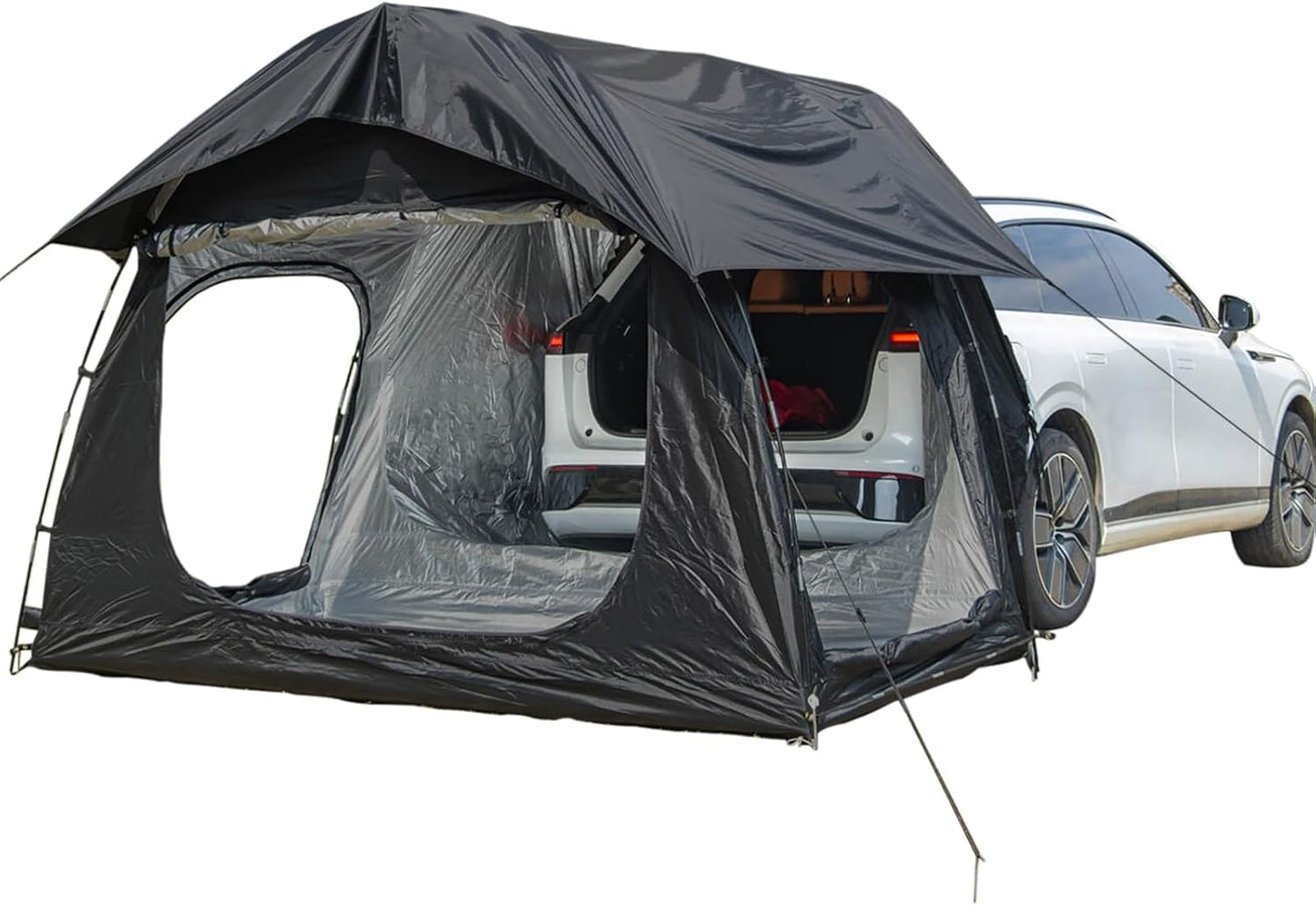 Autoluifeltent, 300 cm x 150 cm x 210 cm, auto achterkleptent is geschikt voor 2-3 personen, auto hatchback tent, waterdichte zonwering
